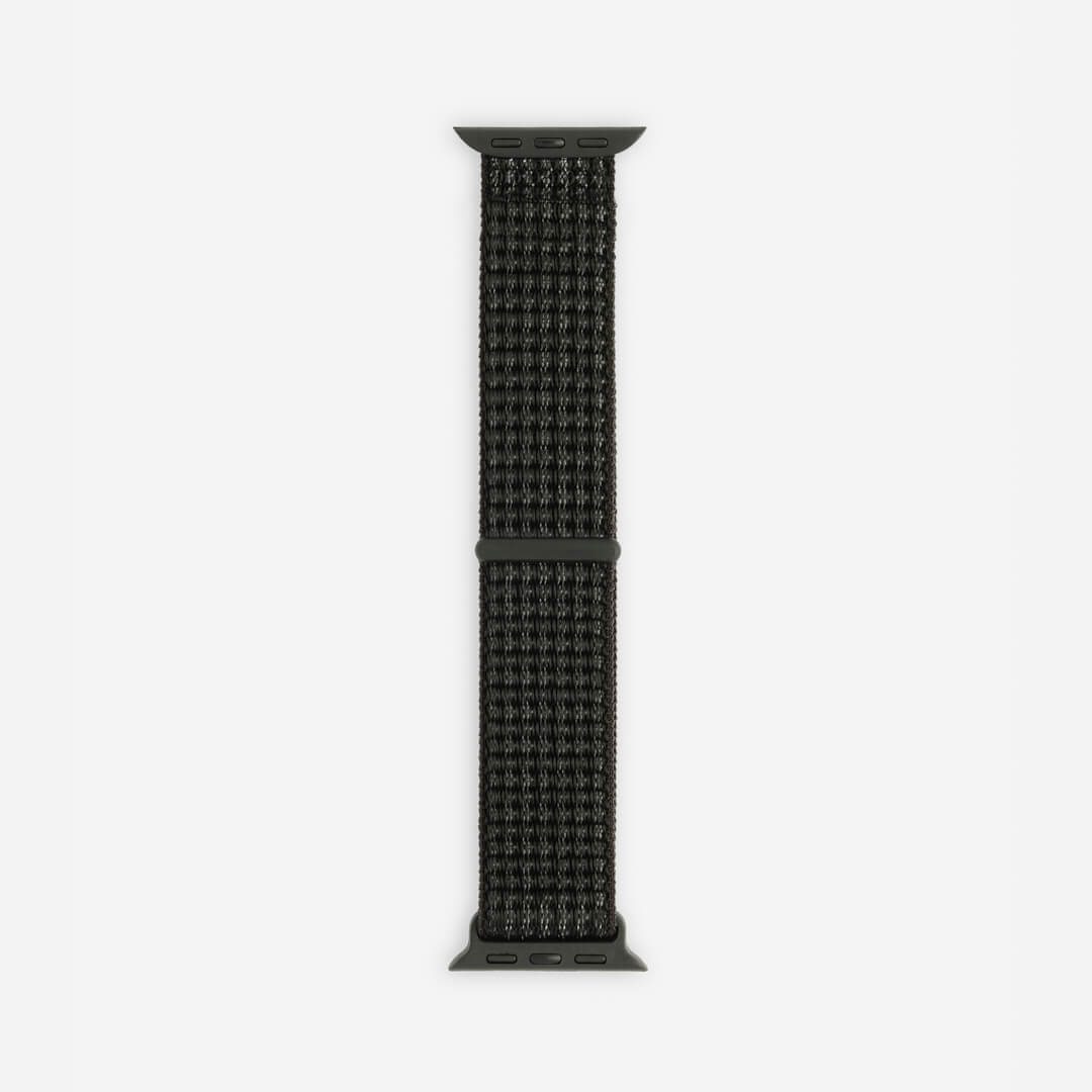 Sport Loop Apple Watch Band - Black / Platinum