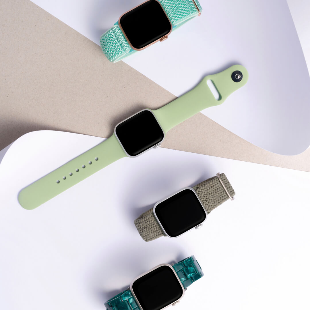 Classic Silicone Apple Watch Band - Moss