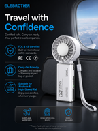 3 In 1 Foldable Handheld Fan & Power Bank