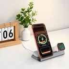 Q2 3-in-1 Premium Alloy Wireless Charging Stand