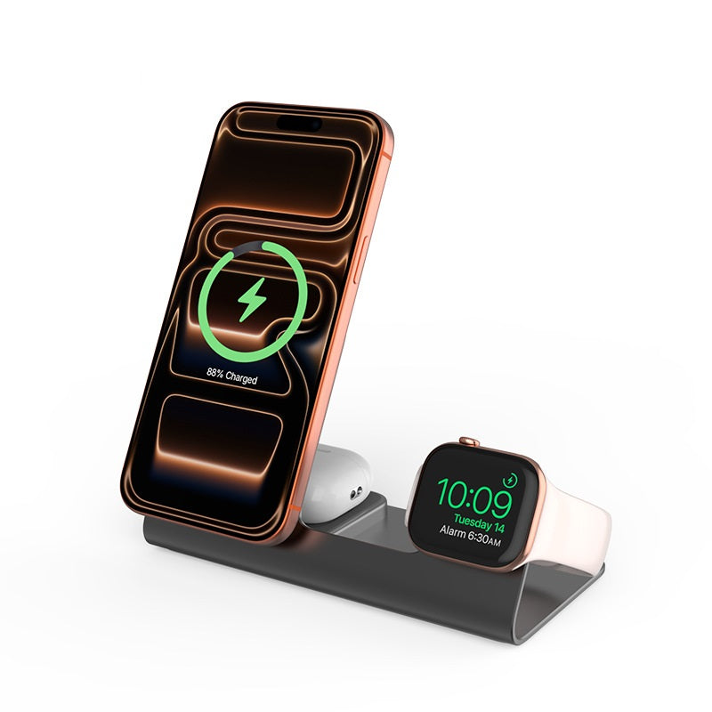 Q2 3-in-1 Premium Alloy Wireless Charging Stand