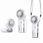 3 In 1 Foldable Handheld Fan & Power Bank