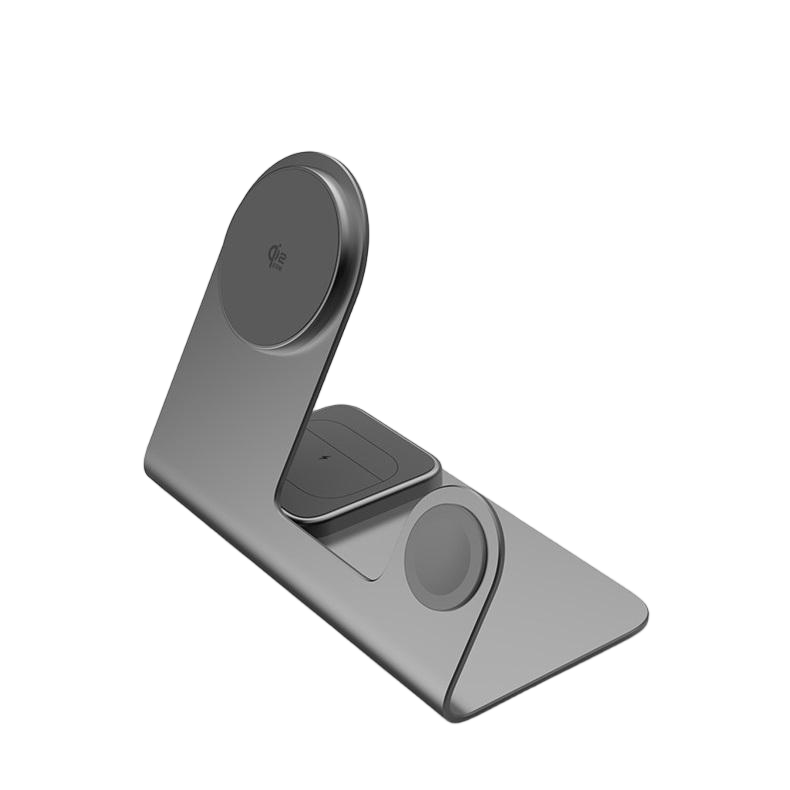 Q2 3-in-1 Premium Alloy Wireless Charging Stand