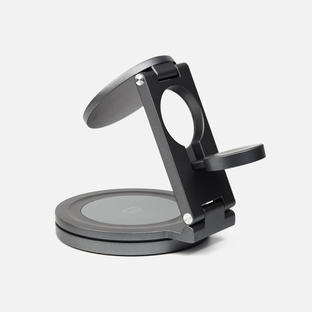 Qi2 3-in-1 Aluminum Alloy  Wireless Charger Dock