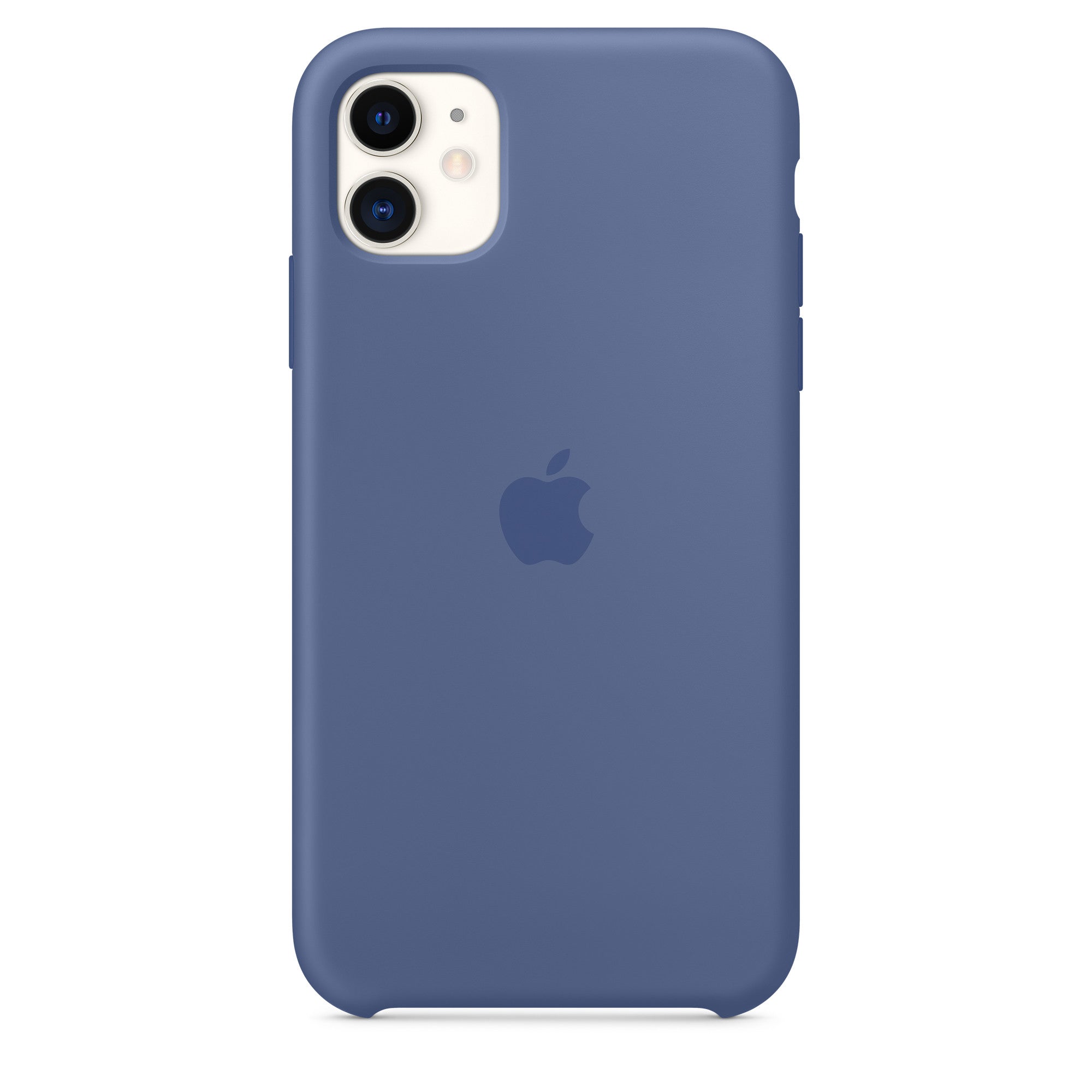 iphone 11 silicone case linen blue