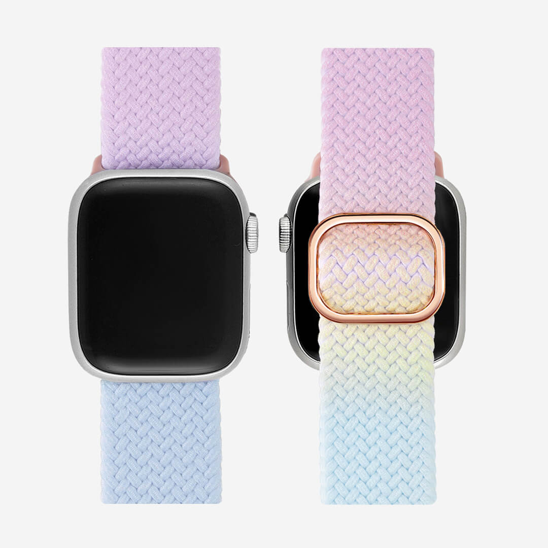 Maui Braided Loop Apple Watch Band - Ombre Rainbow