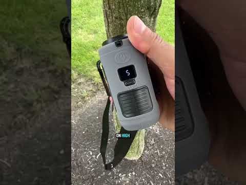 Portable Belt Clip Fan  – Rechargeable Wearable Cooler with Flashlight