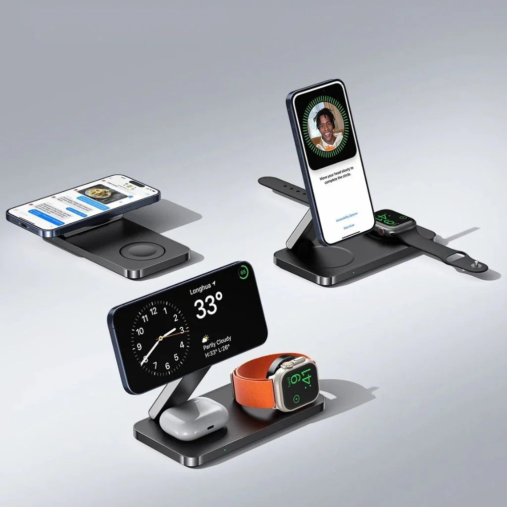 3 in 1 Wireless MagSafe Charging Stand