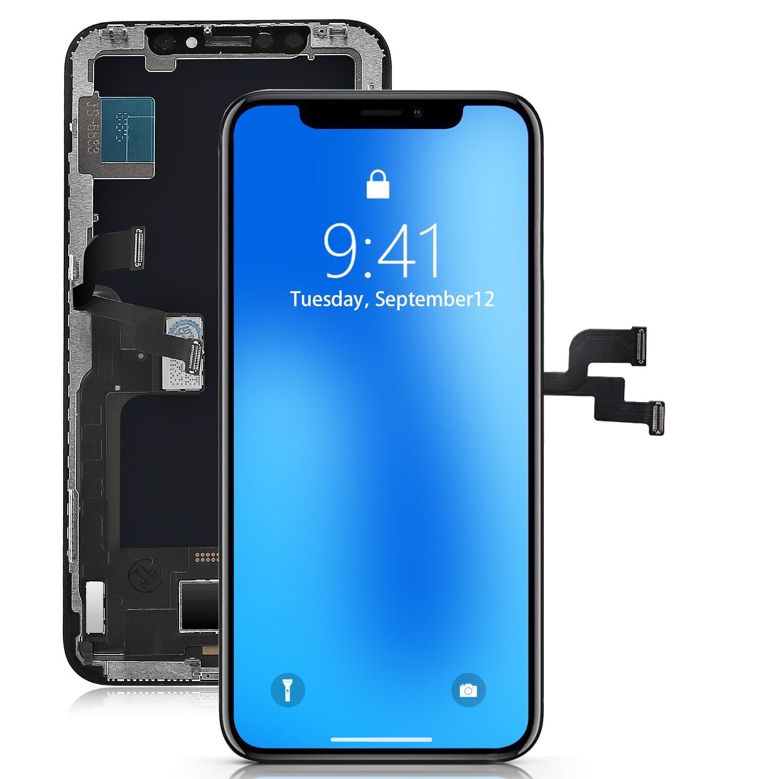 Display For iPhone X  Replacement Screen With Frame