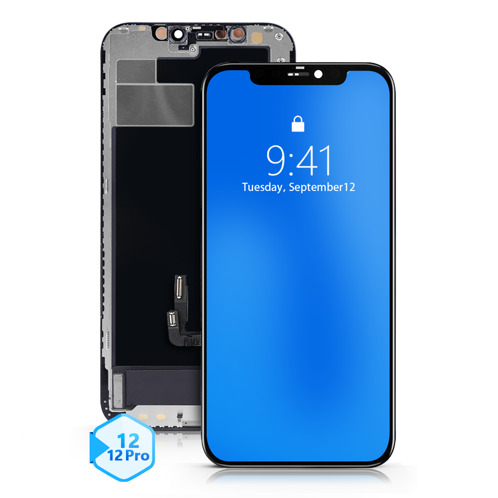 Display For iPhone 12 Pro Replacement Screen With Frame