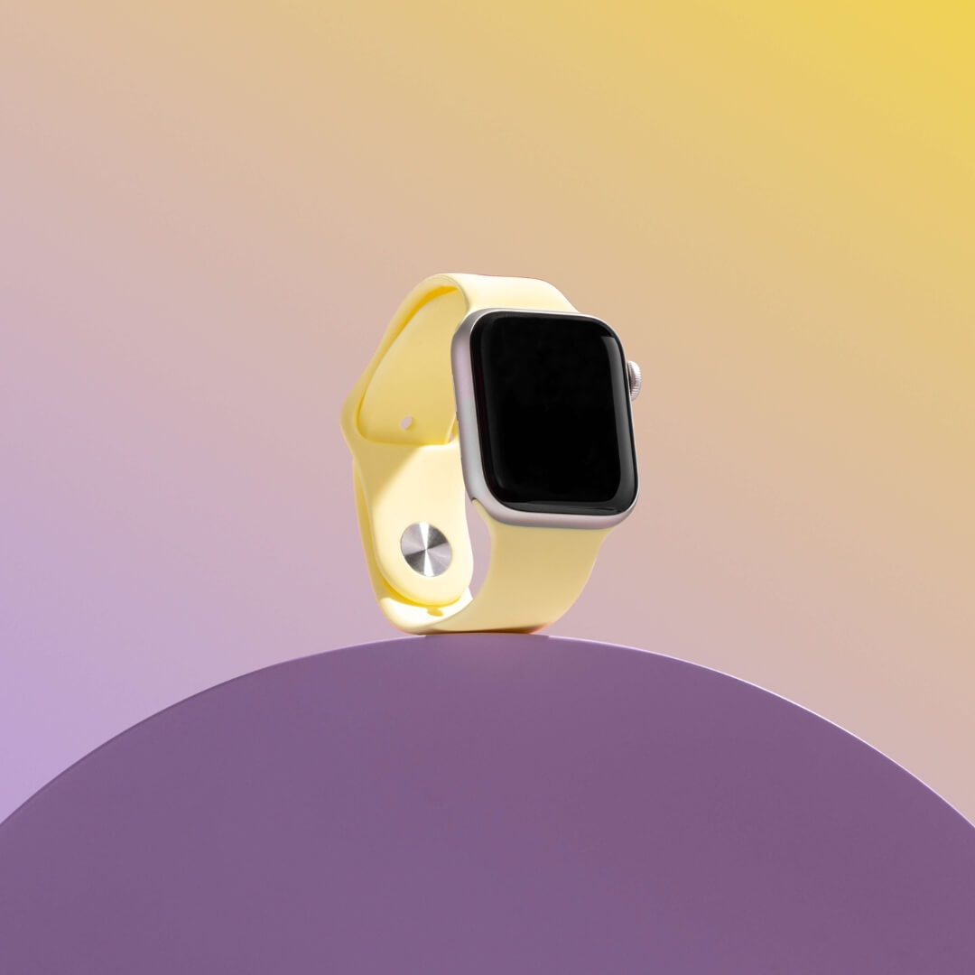 Classic Silicone Apple Watch Band - Buttercream