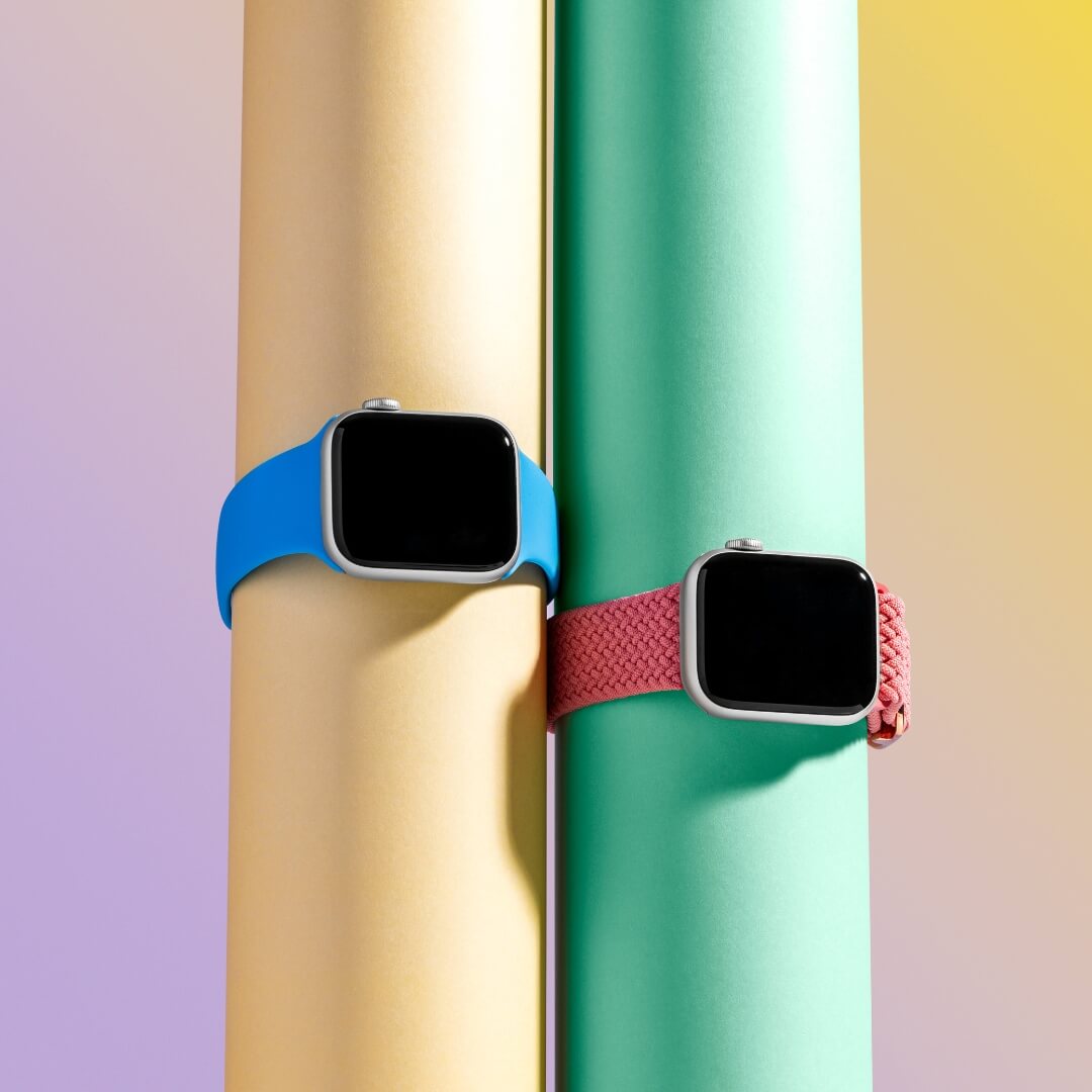 Classic Silicone Apple Watch Band - Surf Blue