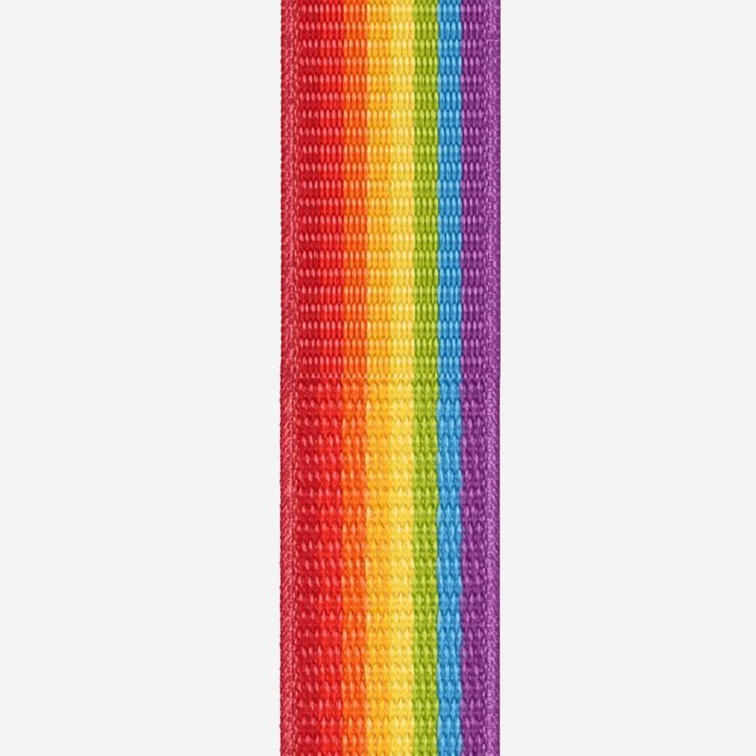 Striped Sport Loop Apple Watch Band - Deep Rainbow