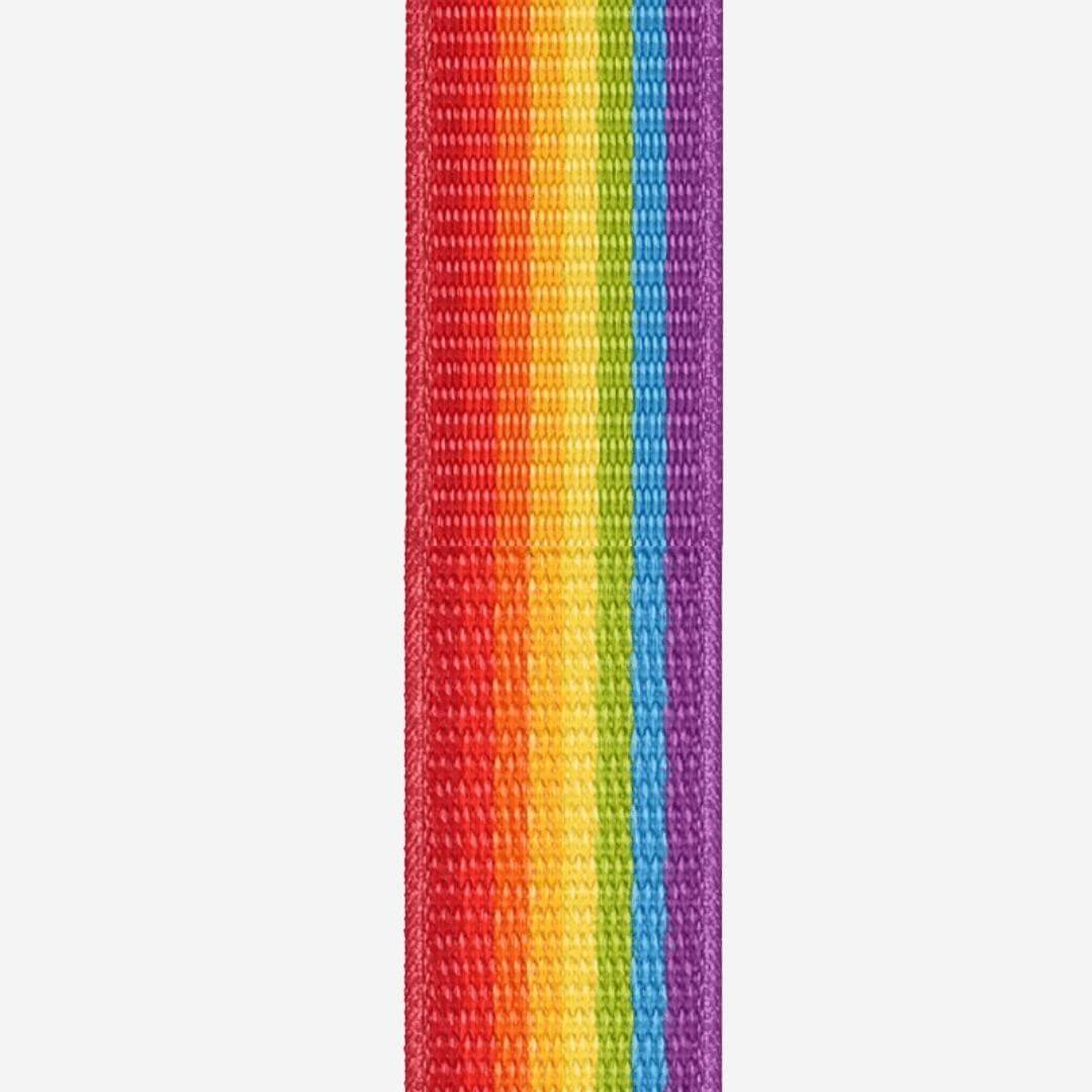 Striped Sport Loop Apple Watch Band - Deep Rainbow