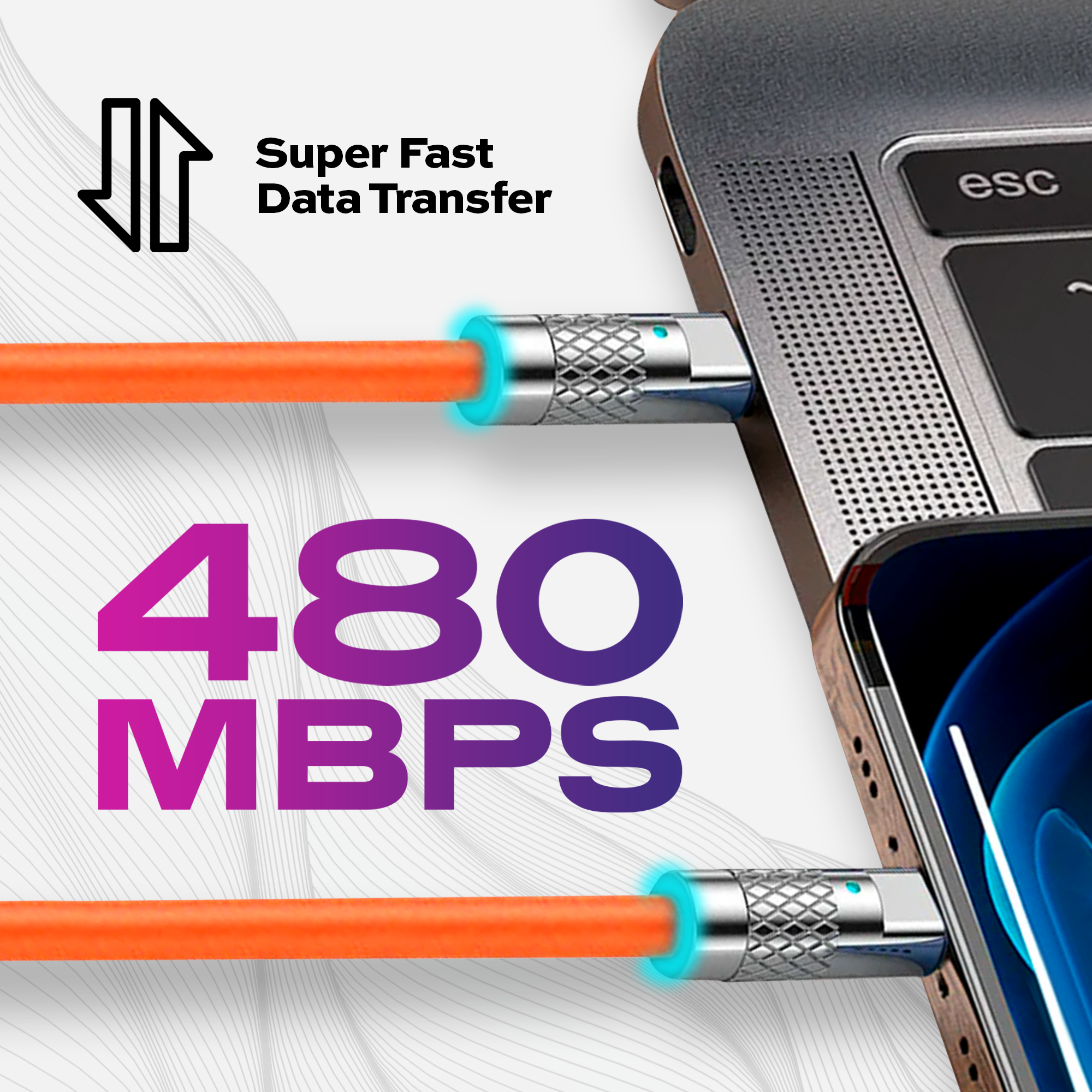 TsumoCharge® | 100W Silicone Charging Cable