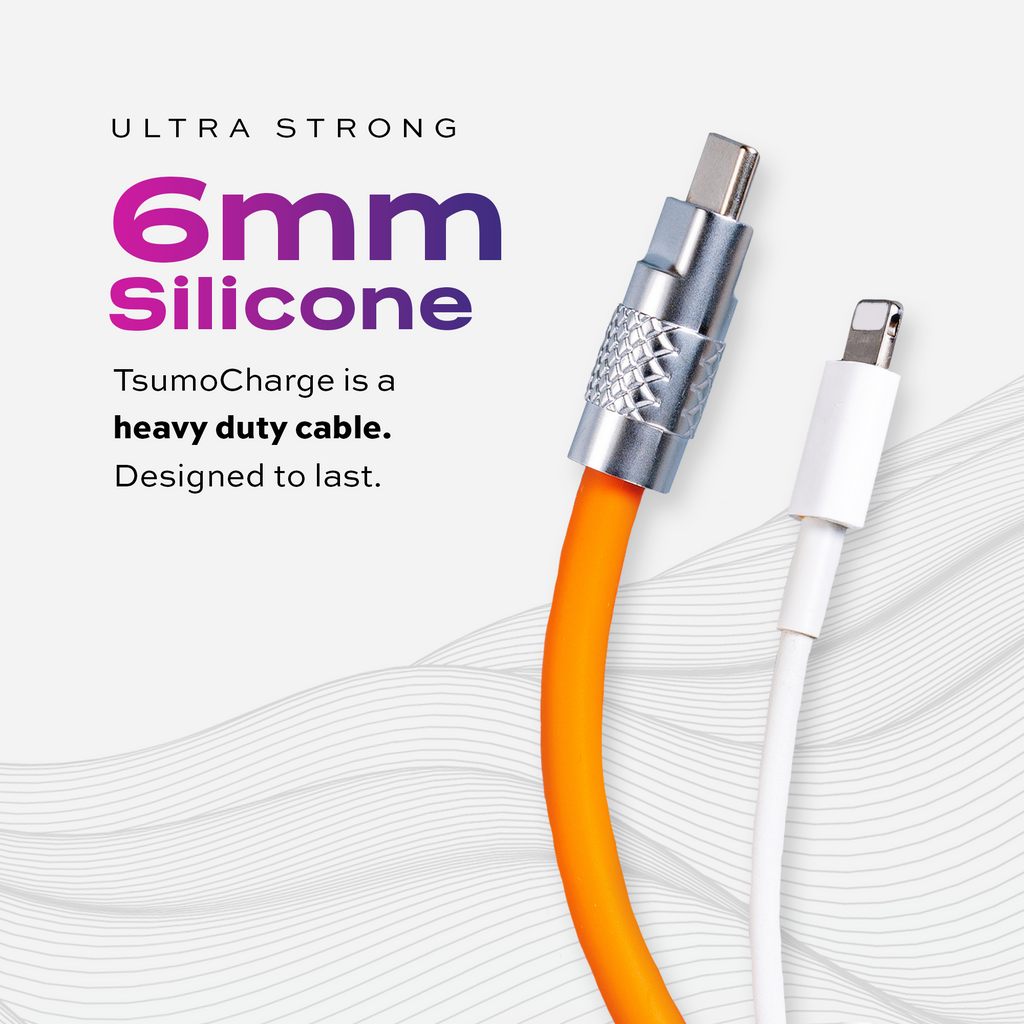 TsumoCharge® | 100W Silicone Charging Cable